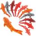 Artificial Floating Fish Decoration Terrarium Landscaping Craft Floating Model Aquarium Fishes 5pcs