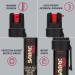 SABRE RED Compact Pepper Spray 2-Pack | Maximum Police Strength OC Spray with UV Dye | 10-Foot Range | Quick Access Belt Clip | Small and Easy to Carry | Black - Buy Online on GoSupps.com
