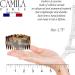 Camila Paris French Twist Side Comb CP2871/2 - Small Rounded Tokio Hair Clip, Strong Hold for Women's Up-Dos - Made in France - Buy Online on GoSupps.com