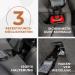 Adjustable Wuglo Dog Car Seat Belt | 30-95cm Universal Safety Harness for Dogs | Gray Buckling Belt for Child Safety Seat | Secure & Durable Dog Snapshot - Buy Online on GoSupps.com