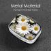 Shop Daisy Flower Printed Square Pill Box - Portable Medicine Organizer for Travel | Convenient & Stylish - Buy Online on GoSupps.com