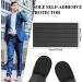 8 Pcs Self-Adhesive Shoe Grips for No-Slip Protection Black, 5.9 x 3.2 Inch - Buy Online on GoSupps.com