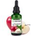 Alphapower Food |Stevia sugar -free flavor drops apple juice spritzer |100% natural liquid aroma + sugar substitute for water muesli desserts smoothies natural apple aroma 50.00 ml