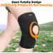iHuan Open Patella Knee Brace for Men & Women - Adjustable Compression Sleeve with Side Stabilizers for Meniscus Tear, MCL, ACL, Arthritis - Black Large - Buy Online on GoSupps.com