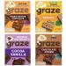 Graze Protein Oat Bars – Healthy Snacks, Whole Grain Oats, Natural Flavours, High Fibre, Less Sugar (16 Snacks – 4 Packs of 4 x 30g)