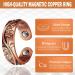 Yinox 2-Pack Copper Rings for Women | 99.9% Pure Copper Antique Flower Design Adjustable Health Benefits with 3 Magnets - Buy Online on GoSupps.com