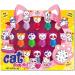 Cat Shaped Water-Based Nail Polish Set beauty4britain 14 Colours Quick Dry Peel Off Cat Nail Stickers Included Display Gift Box - Buy Online on GoSupps.com