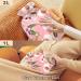 Naanle Peach Cherry Floral Heat Bottle with Cover - 2L Transparent Hot Water Bottle for Pain Relief Bed Warmer & Cold Therapy - Buy Online on GoSupps.com