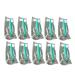 Vakly Denture Brush Pack of 10 - Firm Bristled Brushes for Cleaning Dentures, Retainers, False Teeth, Clear Braces - Individually Bagged - Buy Online on GoSupps.com