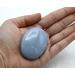 Angelite Palm Stone for Chakra Balancing, Reiki Healing & Crystal Grid - Hot Massage Worry Stone - Buy Online on GoSupps.com