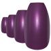 Bling Art False Nails Purple Pearlescent Ballerina Coffin 24 Artificial Nails Long Tips with Glue
