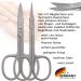 Three Swords Scissors Set - 2 Pcs | Extra Sharp Rustproof Nail & Skin Scissors | Made in Germany | Black Synthetic Leather Case - Buy Online on GoSupps.com