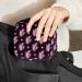 Stylish Women's Napkin Storage Bag - Fairytale Pink Unicorn Pattern | Portable Menstrual Cup & Bandage Organizer - Buy Online on GoSupps.com
