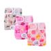 Demigreat heat pants for bitches 3 pieces L high -suction and women's bandages dog diapers for bitches size adjustable - pink flower pink l