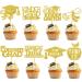 24Pcs Gold Kindergarten Graduation Cupcake Toppers Kindergarten Graduation Cupcake Picks Kindergarten Graduation Cupcake Decorations Kindergarten Graduation Decorations