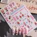 JMEOWIO 10 Sheets Christmas Pink Nail Art Stickers Decals Self-Adhesive Snowflake Winter Holiday Cute Nail Supplies Nail Art Design Decoration Accessories - Buy Online on GoSupps.com