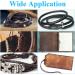 Teeliy 2.0mm Round Genuine Cowhide Leather Cord for Jewelry Making and Crafts - Natural Full Grain Leather String for Kumihimo Braiding and Necklaces - Buy Online on GoSupps.com
