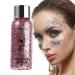 Duqulle Liquid Highlighter Glitter Gel for Face and Body | Waterproof Long-Lasting Shimmering Holographic Face and Hair Highlighter Cosmetic Quality Concert Festival Accessories Duqulle
