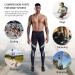 OEBLD Compression Pants Men UV Blocking Running Tights 1 or 2 Pack - Black Gym Leggings for Athletic Workout | Large Size - Buy Online on GoSupps.com