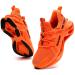 TSIODFO Women Running Shoes Gym Jogging Walking Sneakers 7.5 1921 Orange