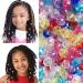 406 Pcs Hair Beads Set for Kids Hair Braids - Blue Ocean Theme with Pony Beads, Elastic Bands, Quick Beader & Comb - Buy Online on GoSupps.com
