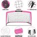 WEKEFON Soccer Goal 5' x 3.1' Portable Soccer Net with Carry Bag for Backyard Games and Training for Kids and Youth Soccer Practice  1 Pack Pink - Buy Online on GoSupps.com