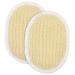 Soft Weave Facial and Body Pad Gentle Face Exfoliator Loofah Sisal Cleanser Sponge (2 Pack)