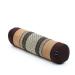 LEEWADEE Large Yoga Bolster  Shape-Retaining Tube Cushion for Meditation, Bolster for Stretching, Made of Eco-Friendly Kapok, 1 inches Sf10 - Brown