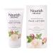 Nourish Organic | Lightweight Moisturizing Face Lotion - Rosewater & Argan | GMO-Free  Cruelty Free  100% Vegan (1.7oz)