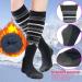 Tonifay Merino Wool Ski Socks for Men Women & Children - Warm Breathable Knee Socks for Skiing & Snowboard - Couples 2-Pack Size 43-47 - Buy Online on GoSupps.com