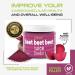 Organic Beet Juice Powder for Healthy Blood Pressure & Cholesterol - Pure USA Grown Superfood Supplement - Nitric Oxide Booster - Buy Online on GoSupps.com