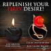 Master Series Fire Garden 3pc Rose Candle Set - Unscented Wax Play for Couples | Low Melting Point | Perfect for Beginners | Black Purple Red - Buy Online on GoSupps.com