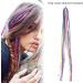 4 Size Hair Tinsel Strands DIY Braiding Hair String Dreadlocks Yarn Strings Hair Styling Decoration Accessories for Women and Girls Hip Hop(6mm flat) - Buy Online on GoSupps.com
