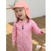 weVSwe Baby Toddler Sun Hat UPF 50+ Swim Cap with Flap Neck Protection, Orange, 6-12 Months - Buy Online on GoSupps.com