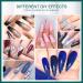 Morovan Gel Nail Polish Kit with 9 Glitter Colors and 48W LED Nail Lamp - DIY Salon Quality Nude Pink and Blue Gel Nail Polish Set with UV Light - Perfect for Any Season - Buy Online on GoSupps.com
