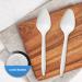 PAMI Medium-Weight Disposable Plastic Teaspoons 400-Pack - White Silverware for Parties, Catering & Takeaway - Sturdy Single-Use Spoons - Buy Online on GoSupps.com