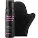 b.tan Darkest Self Tanner Kit | Get the darkest tan possible bundle - darkest self tanning mousse with self tanning mitt applicator 1 hour sunless tanner