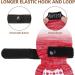 Buy Pupeck 2 Pairs Double-Sided Anti-Slip Dog Socks | Adjustable Indoor Dog Shoes for Summer Paw Protection | Traction Control Socks for Hardwood Floors - Red & Black - Buy Online on GoSupps.com