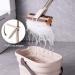 Eyliden Sponge Mop for Hands-Free Floor Cleaning | 2 Absorbent Sponges | Ideal for Kitchen, Bathroom, Office | Hardwood, Laminate, Tile, Marble Floors - Brown - Buy Online on GoSupps.com
