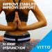 VITTO Sciatica Pain Relief Belt - Adjustable Lower Back Brace for Nerve & Hip Pain - Men & Women Support - Buy Online on GoSupps.com