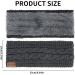 Kavya Winter Headbands for Women - Knitted Headband with Soft Lining for Ear Warmth - Set of 3 Cable Ear Warmers for Skiing and Walking - Perfect Gifts for Women and Girls - Buy Online on GoSupps.com