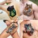 Bilizar Watercolor Owl Tiger Lion Temporary Tattoos - 56 Sheets, Realistic 3D Fake Tattoo Sleeve Stickers for Men, Women, and Kids - Long Lasting Body Art Decals - Buy Online on GoSupps.com