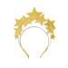 Gold Star Headband - Stylish 1 Piece Accessory for All Occasions | International Shipping Available - Buy Online on GoSupps.com
