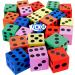Kicko Foam Dice Set - 24 Pack of Colorful Square Blocks for Building and Learning - Ideal for Educational Toys, Math Teaching, Parties - Buy Online on GoSupps.com