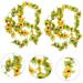 Zerodeko 2pcs Sunflower Vine Yellow Fake Flowers Home Decor Hanging Flowers for Decoration Artificial Ivy Garland Artificial Flower Decoration Sunflower Flower Silk Flower - Buy Online on GoSupps.com