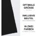 Klihn Microfiber Glasses Cleaning Cloth 8-Pack | Professional Quality Lens & Display Care | Washable 18x16cm | Black & White Storage Bag - Buy Online on GoSupps.com
