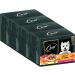 Cesar adult dog water feed selection in jelly 48 portion bag 12x100g (4 -pack) - balanced premium dog food wet with chicken & beef selection in jelly chicken & beef 4.8 kg (1 Pack)