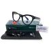 New model blue light filter reading glasses anti blue light.Exclusive computer glasses reading glasses for women Venice Cat 3D Modern +1.00 Black