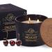Black Cherry 3 Wick Aromatherapy Candle | Large Soy Candle for Relaxation | Stress Relief & Great Gift Idea for Women | Home Scented Candle for Mothers Day, Birthday, or Housewarming - Buy Online on GoSupps.com