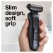 Braun Series 6 6075cc Electric Foil Shaver for Men | Wet & Dry Shave with Beard Trimmer | Clean & Charge SmartCare Center | Rechargeable Waterproof Razor in Black - Includes Leather Travel Case - Buy Online on GoSupps.com